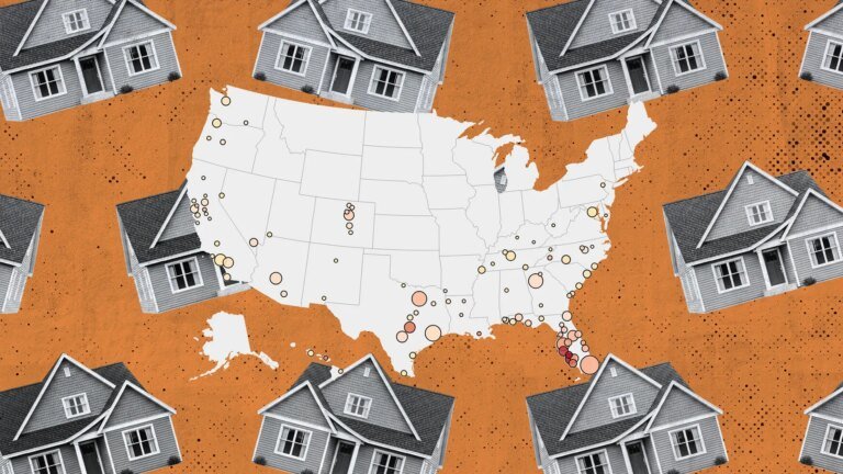 99 housing markets where home prices are falling: See the map