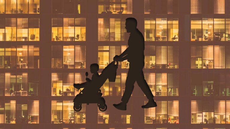 Fathers want to help with childcare—their jobs won’t let them