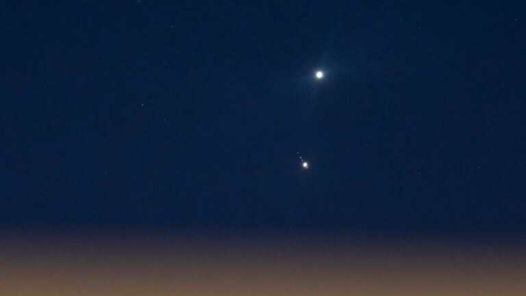 What Are Those Two Bright Stars In The West After Sunset?