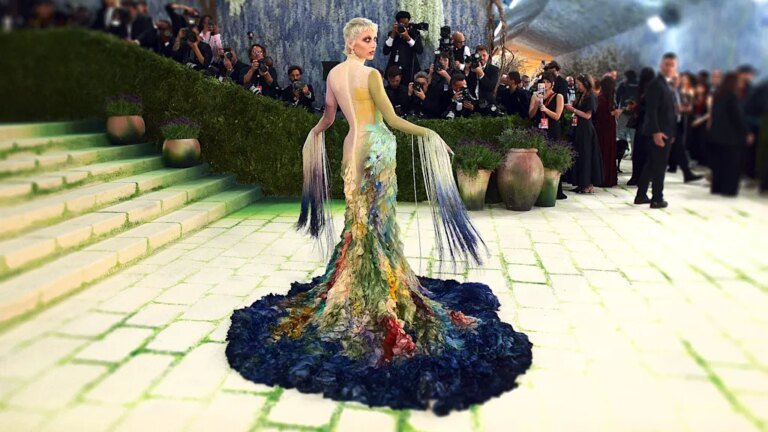 Why Emma Chamberlain’s Met Gala gown took 40 hours to paint