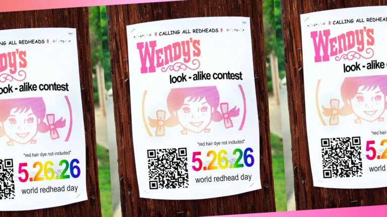 Wendy’s look-alike contest: Win free burgers for a year on World Redhead Day