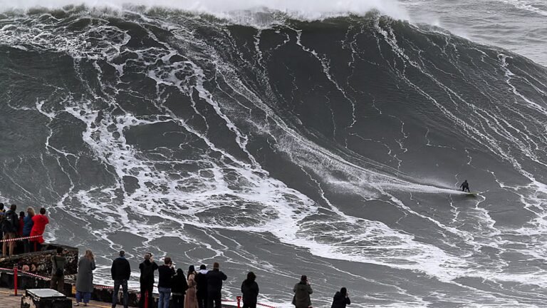 What It’s Like to Paddle into a 70-Foot Wave in Nazare