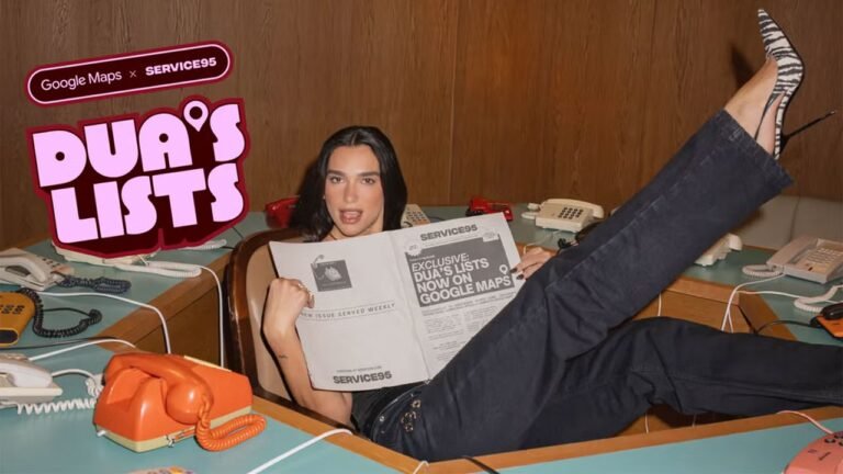 ‘The smartest thing a celebrity has done’: Dua Lipa turns her jet-setter meme into a Google Maps collab
