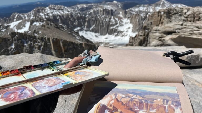 What It’s Like to Paint the Pacific Crest Trail