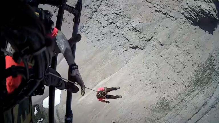 Helicopter Crew Details Mount Siyeh Rescue in Glacier