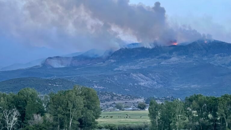 Gold Mountain Fire Burns Thousands of Acres in Colorado